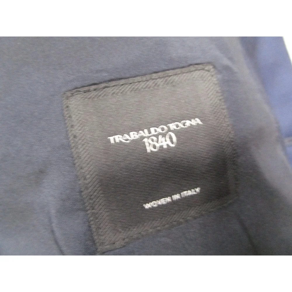 Hugo Boss Mens Blazer 40R Navy Blue Super 120 Virgin Wool Stretch Sport Coat